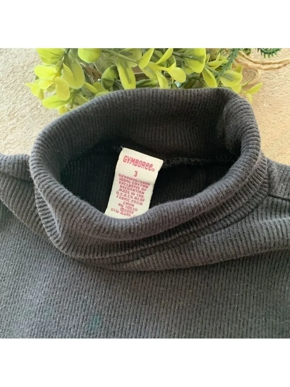 Gymboree black ribbed